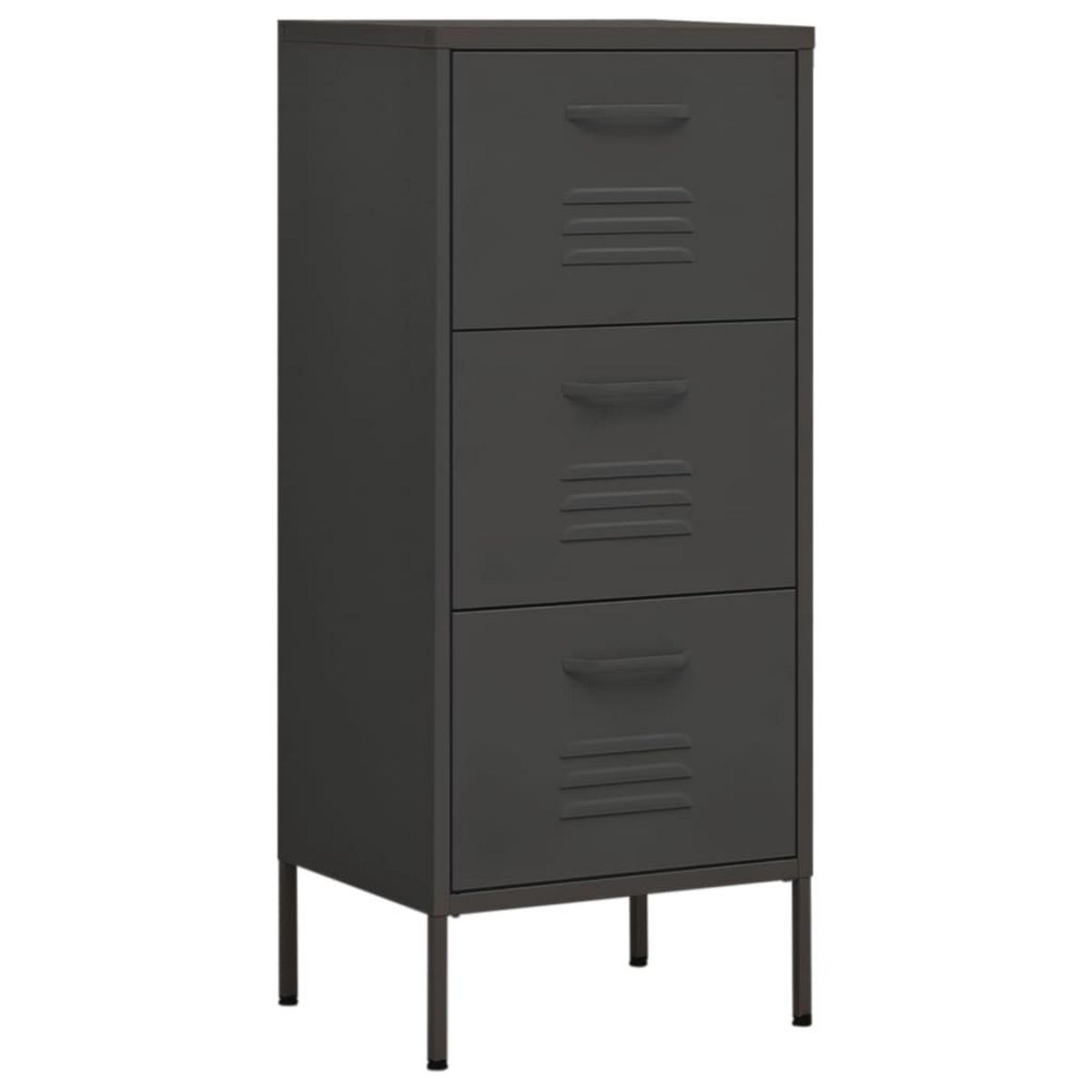 VIDAXL Armoire de rangement Anthracite 42,5x35x101,5 cm Acier