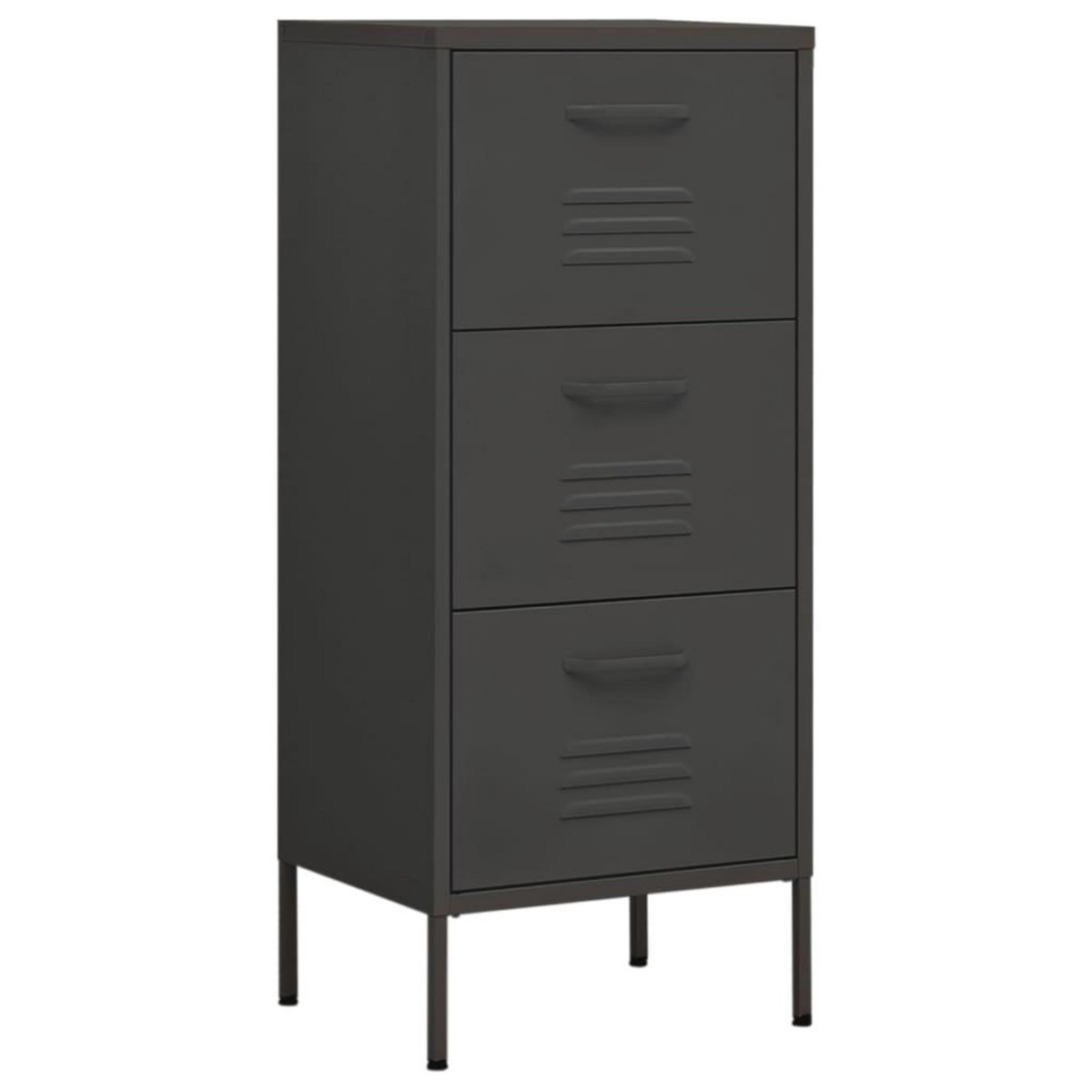 VIDAXL Armoire de rangement Anthracite 42,5x35x101,5 cm Acier