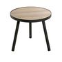 Voir la diapositive 2 : Paris Prix Table d'Appoint Design  Qanaq  40cm Noir & Chêne