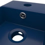 Voir la diapositive 5 : VIDAXL Lavabo de salle de bain avec trop-plein Ceramique Bleu fonce