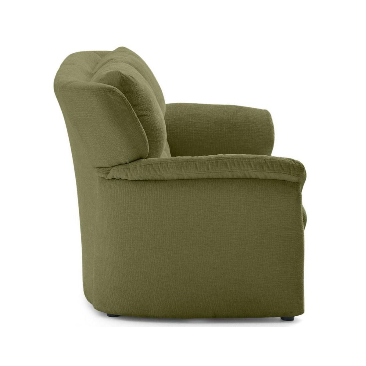 LISA DESIGN Bastille - canapé droit 2 places en tissu velours relief