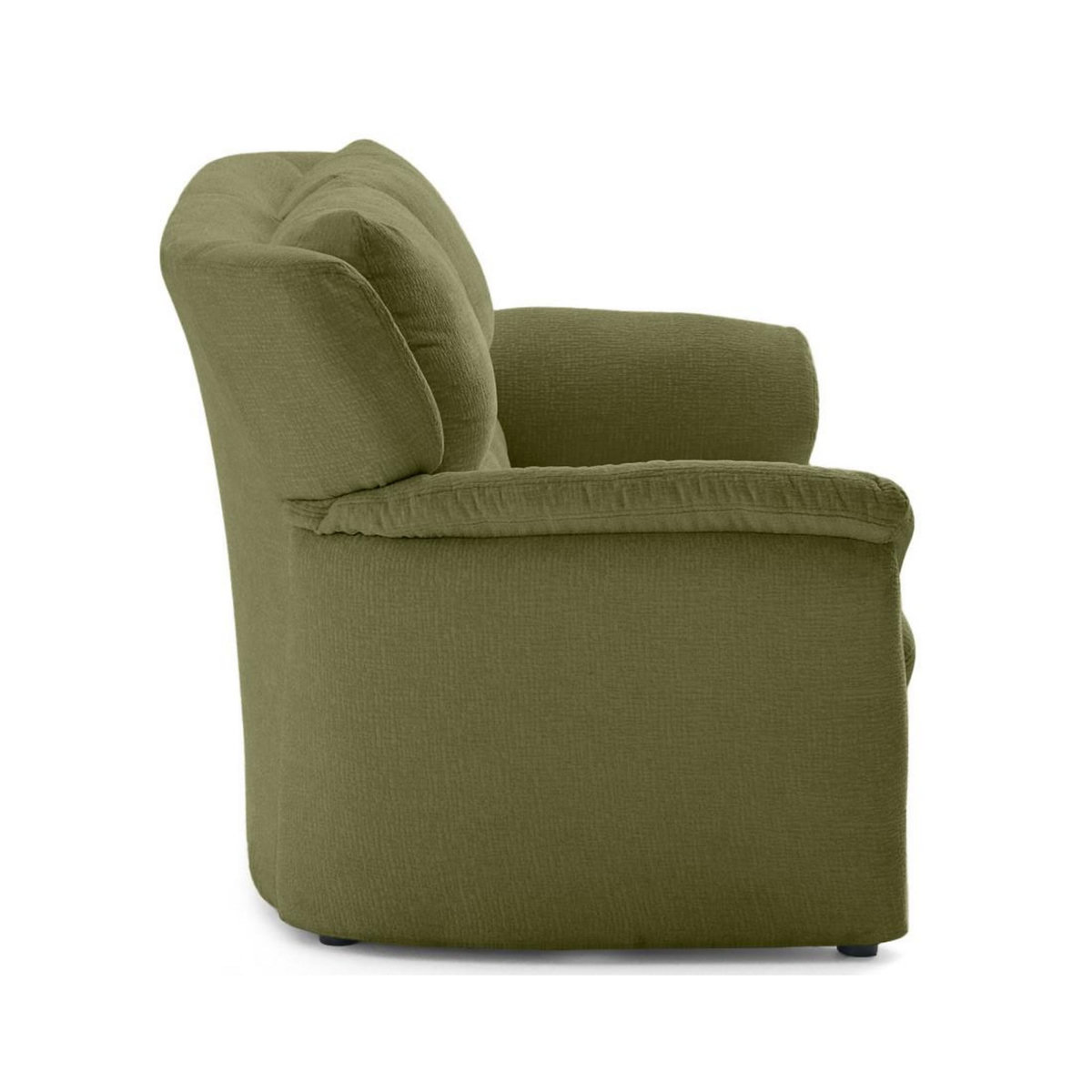 LISA DESIGN Bastille - canapé droit 2 places en tissu velours relief