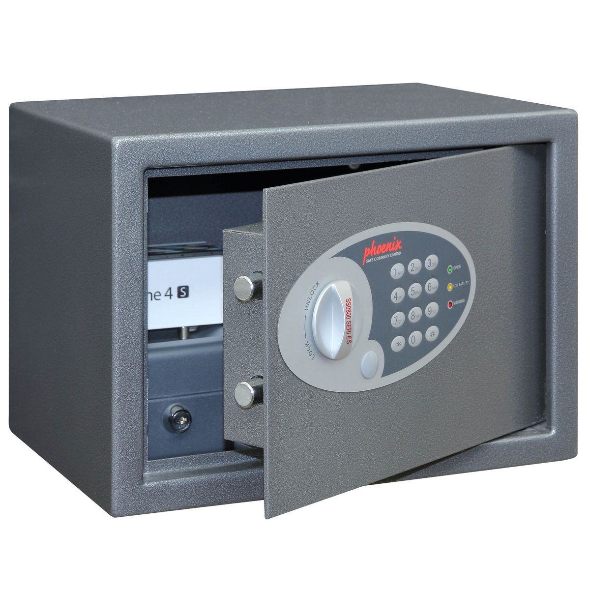 PHOENIX Coffre-fort à poser SS0802E - Combinaison électronique 18 L