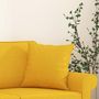 Voir la diapositive 5 : VIDAXL Coussins decoratifs lot de 2 Jaune clair 40x40 cm Tissu