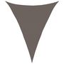 Voir la diapositive 2 : VIDAXL Voile d'ombrage 160 g/m^2 Anthracite 4x5x5 m PEHD
