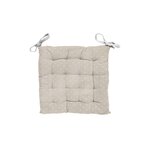 SOLEIL D'OCRE Dessus de chaise capitonné 40X40X5 cm CANDICE, par Soleil d'Ocre