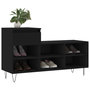 Voir la diapositive 3 : VIDAXL Armoire a chaussures Noir 102x36x60 cm Bois d'ingenierie
