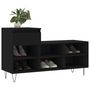 Voir la diapositive 3 : VIDAXL Armoire a chaussures Noir 102x36x60 cm Bois d'ingenierie