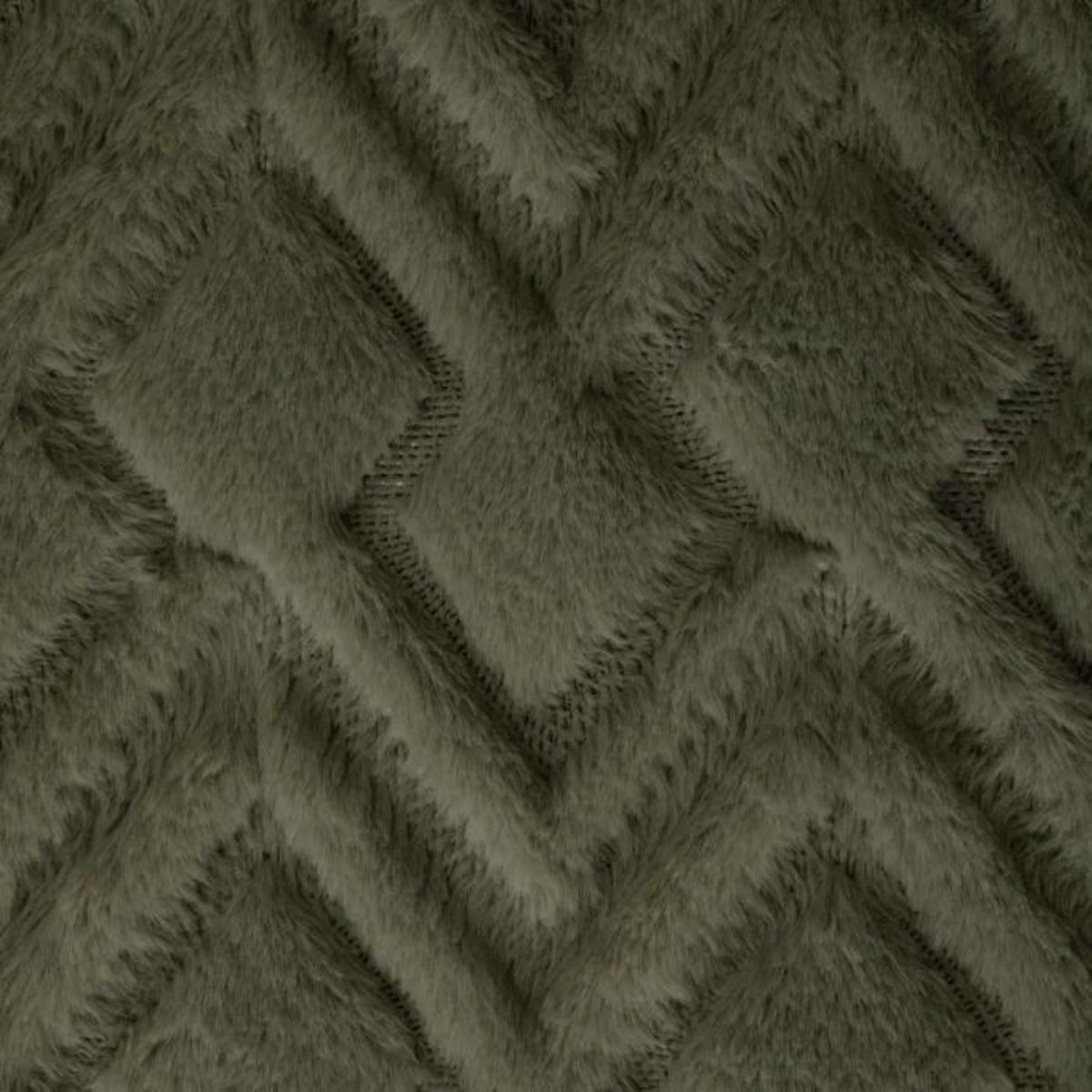 ATMOSPHERA Plaid Imitation Fourrure  Mara  120x160cm Kaki