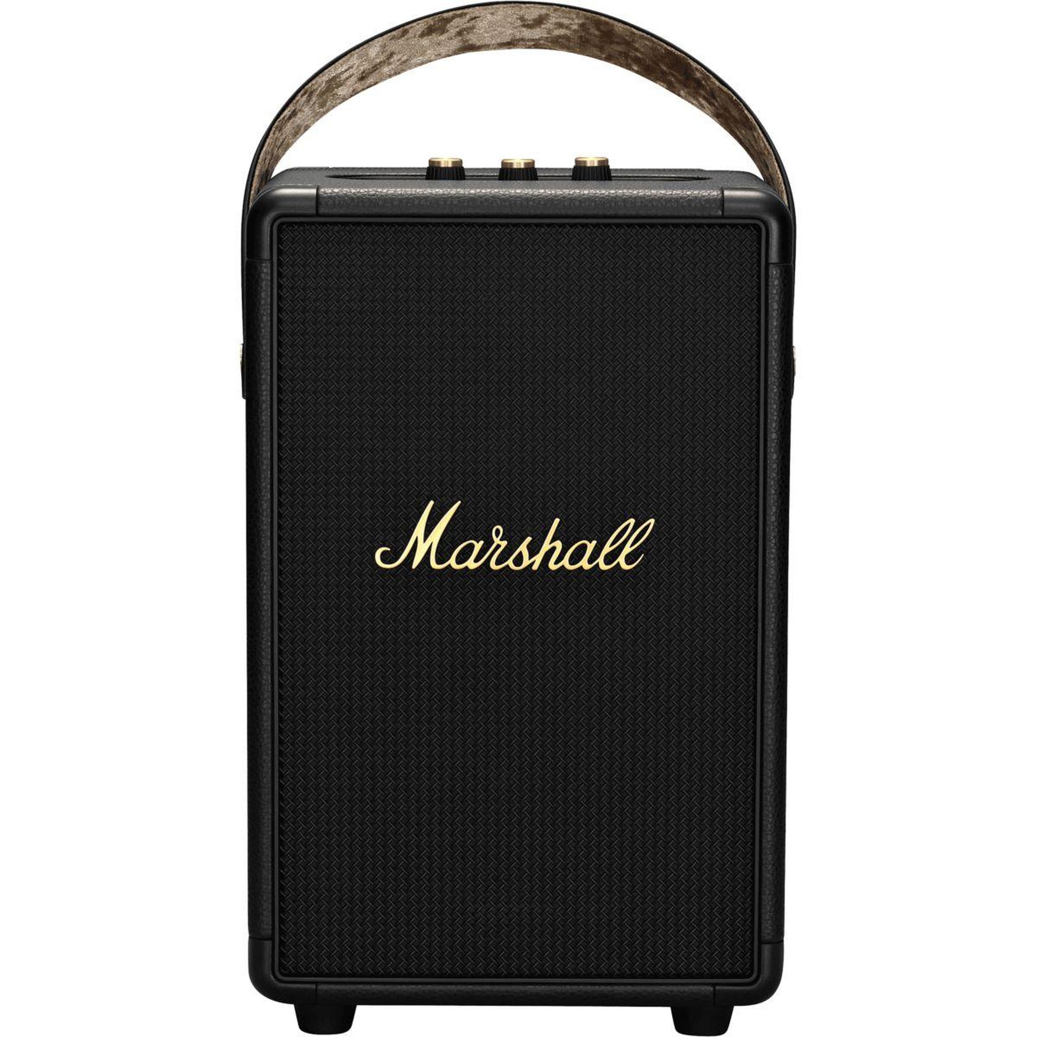 Voir la diapositive 2 : MARSHALL Enceinte portable tufton black & brass