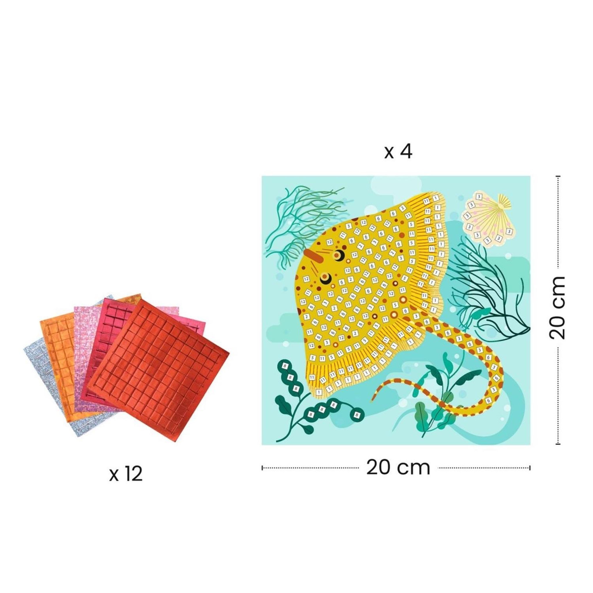 Voir la diapositive 3 : Djeco Coffret mosaiques - Caraibes