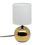 Voir la diapositive 1 : ATMOSPHERA Lampe à Poser Céramique  Boule  25cm Or