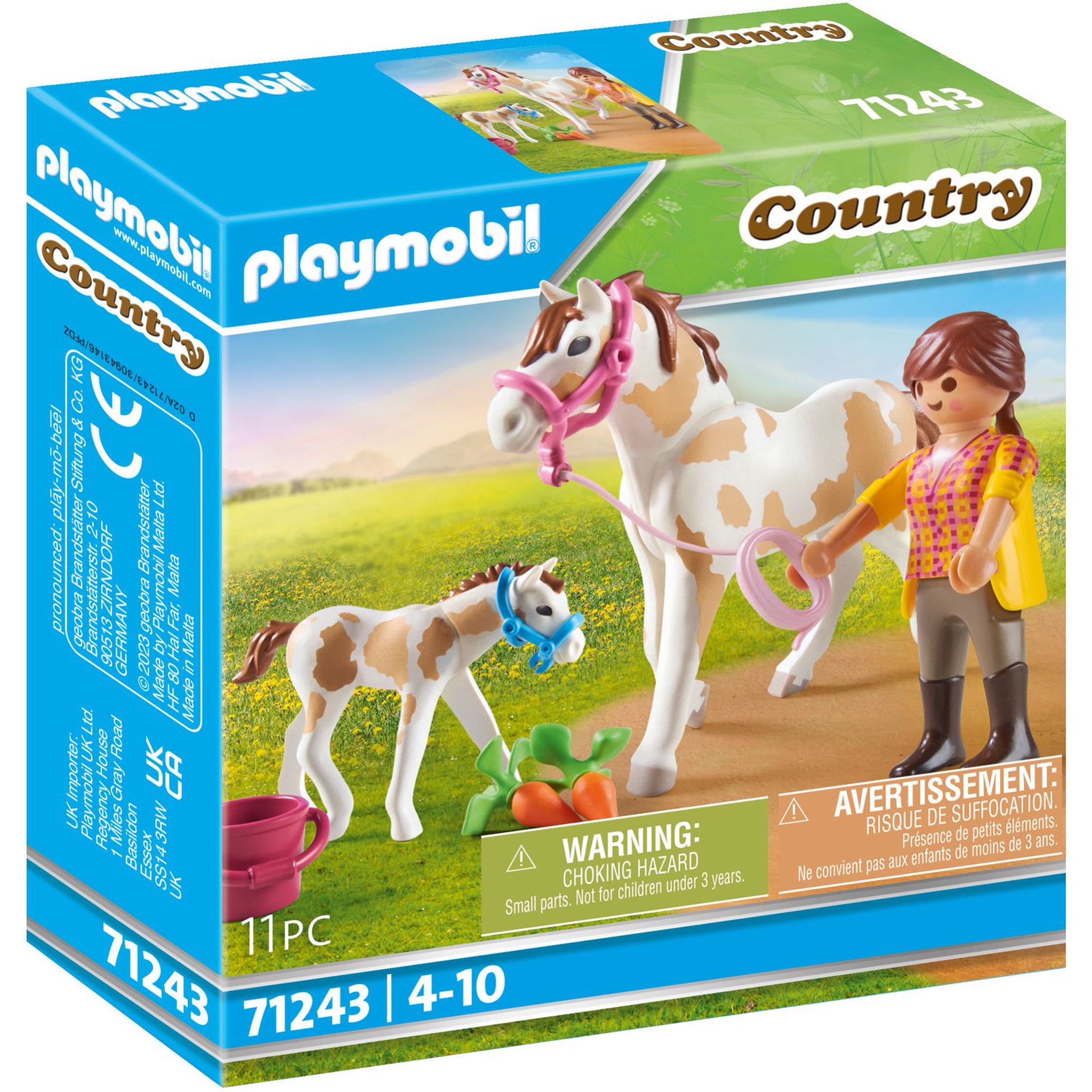 PLAYMOBIL 71243 Jument et poulain 