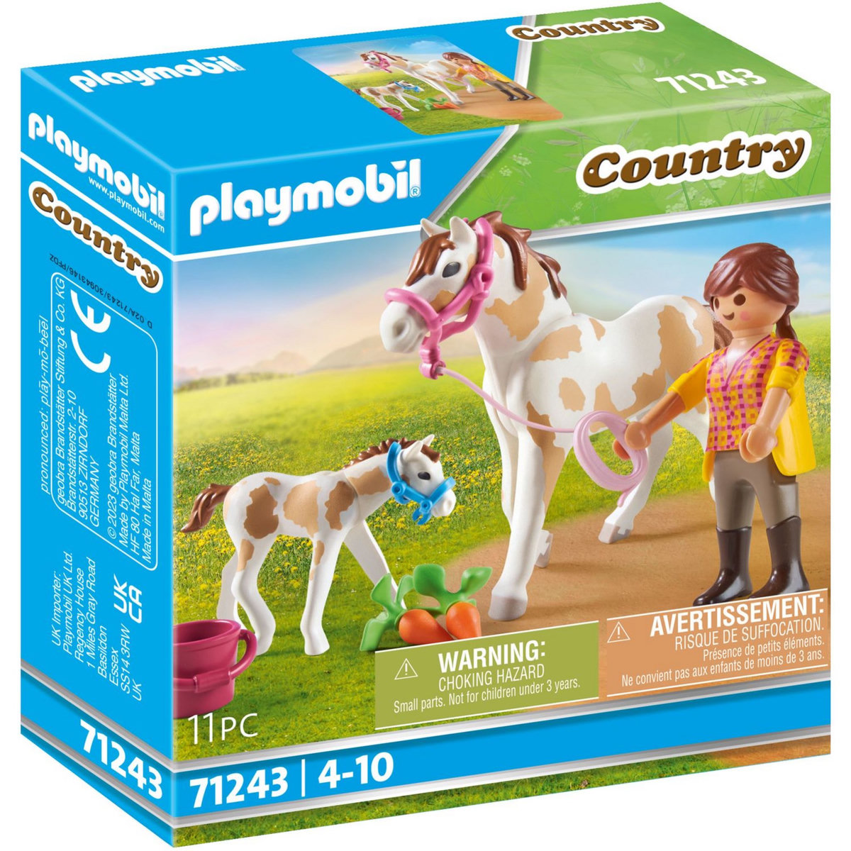 PLAYMOBIL 71243 Jument et poulain 
