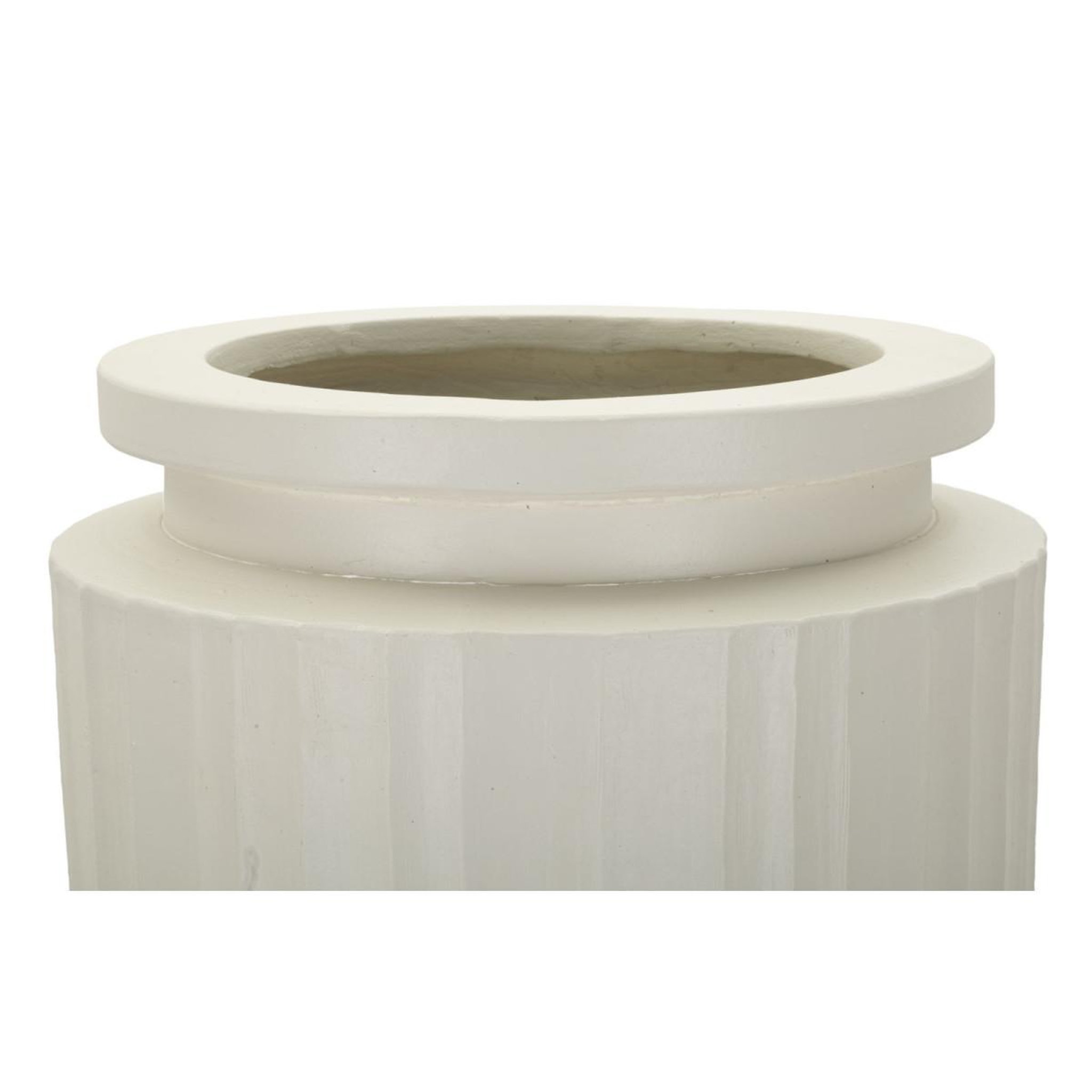 Voir la diapositive 2 : Paris Prix Vase en céramique  hight  80cm crème