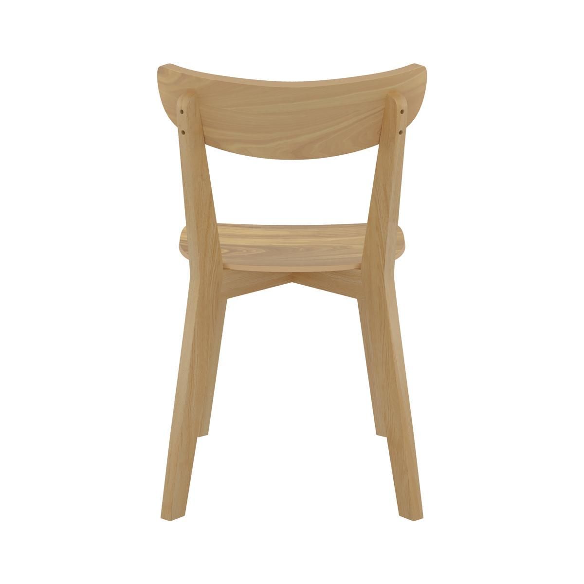 Rendez vous déco Lot de 2 chaises en bois clair - Tabata