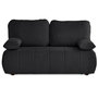 Voir la diapositive 1 : BEST MOBILIER Harper - canapé 3 places convertible avec coffre en tissu texturé