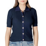 MORGAN Polo  Femme Morgan Fantaisie. Coloris disponibles : Bleu