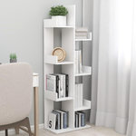 VIDAXL Bibliotheque Blanc 48x25,5x140 cm Bois d'ingenierie