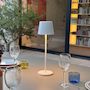 Voir la diapositive 6 : Lumisky Lampe de table sans fil LED KELLY Blanc Metal H38CM