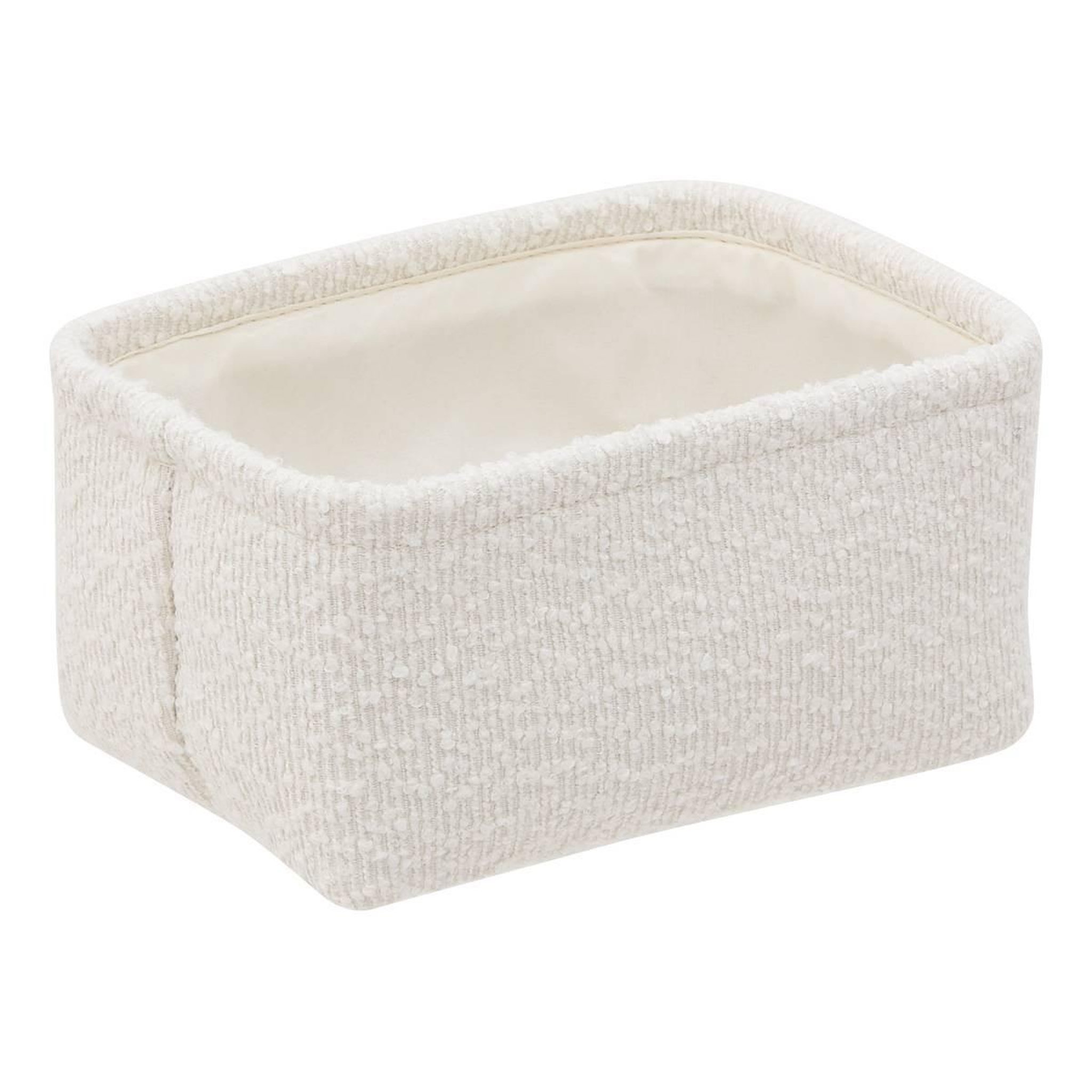 Voir la diapositive 6 : FIVE Lot de 2 paniers de rangement bouclette  yla  26cm blanc