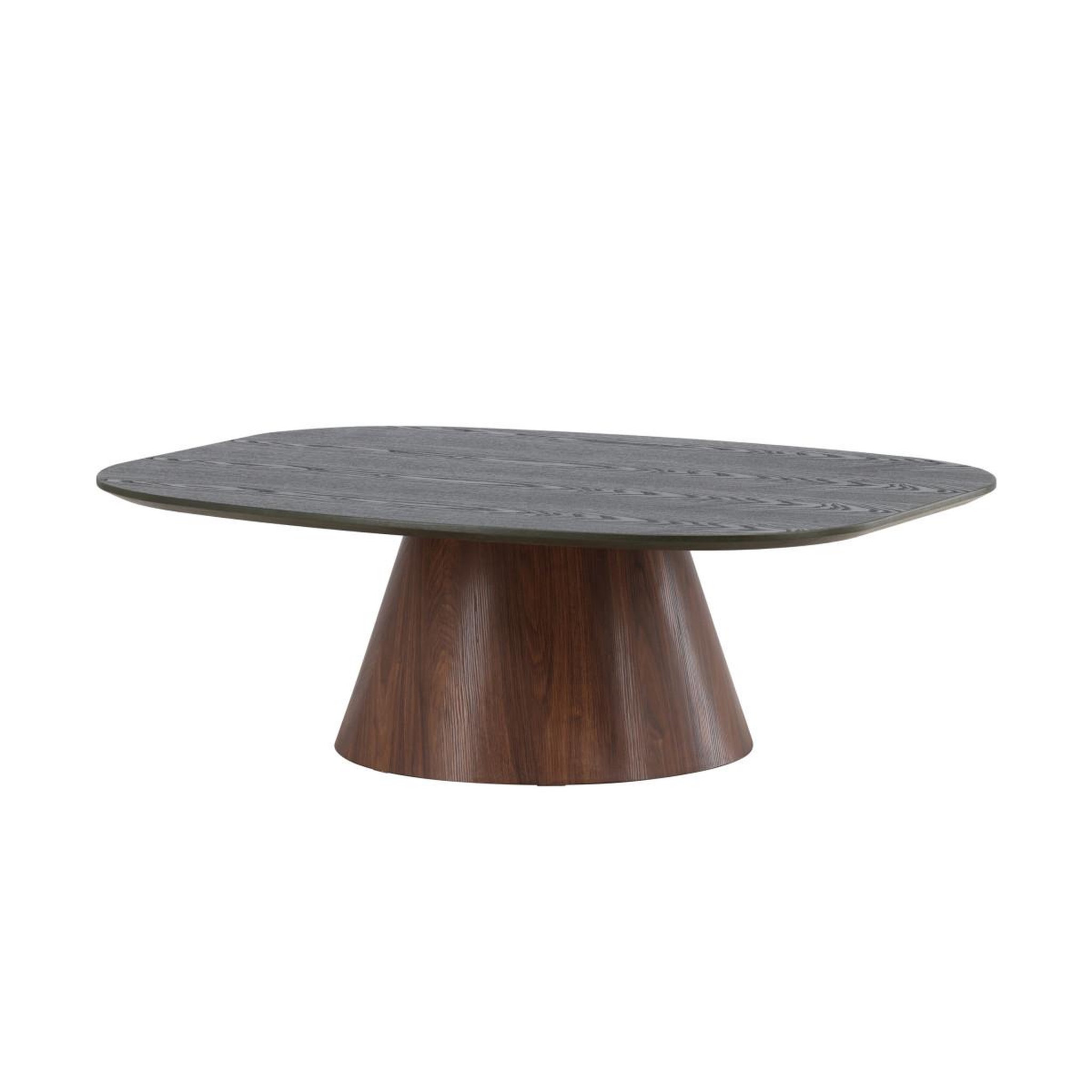 Voir la diapositive 3 : Paris Prix Table basse design  lanzo  120cm marron & vert foncé