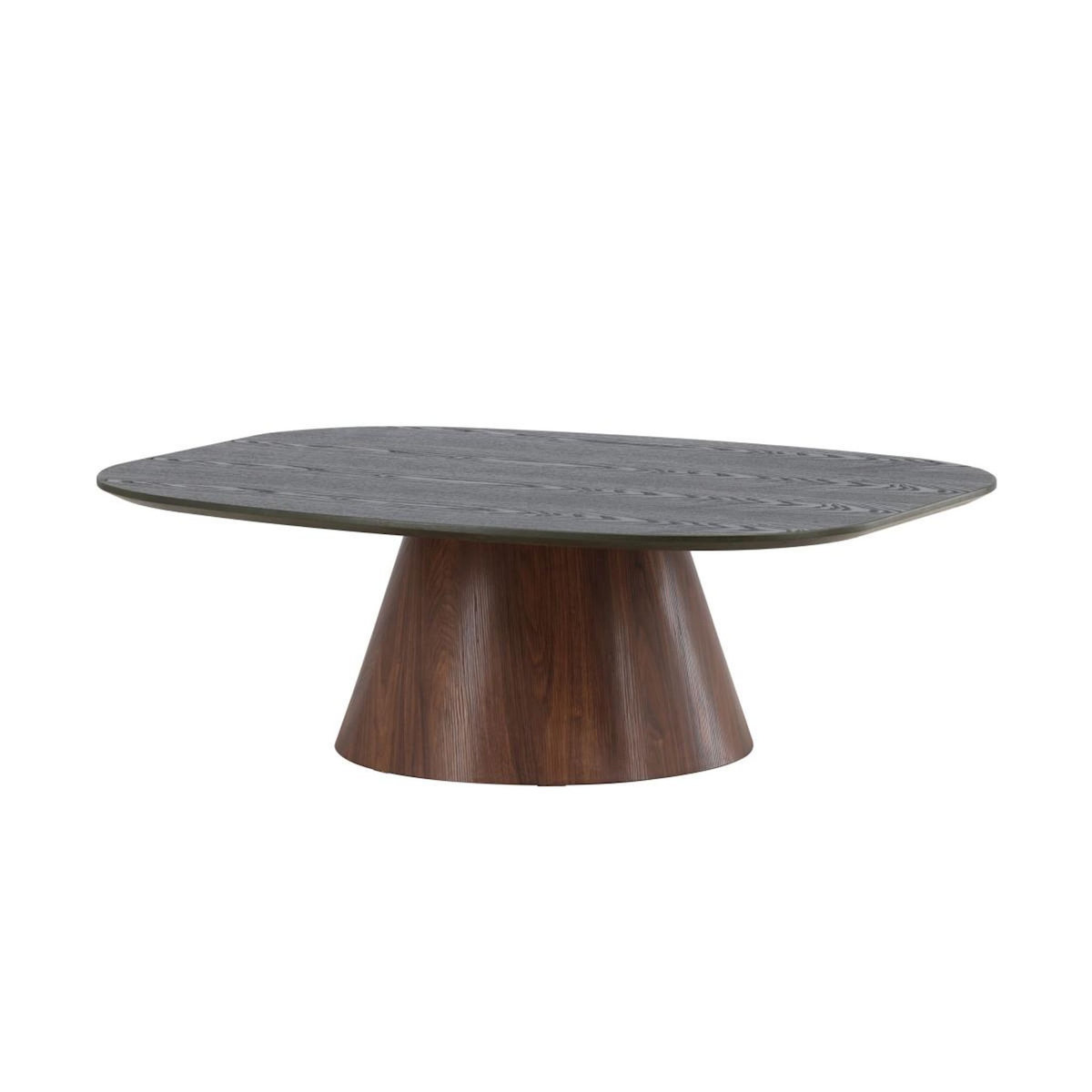 Paris Prix Table Basse Design  Lanzo  120cm Marron & Vert Foncé