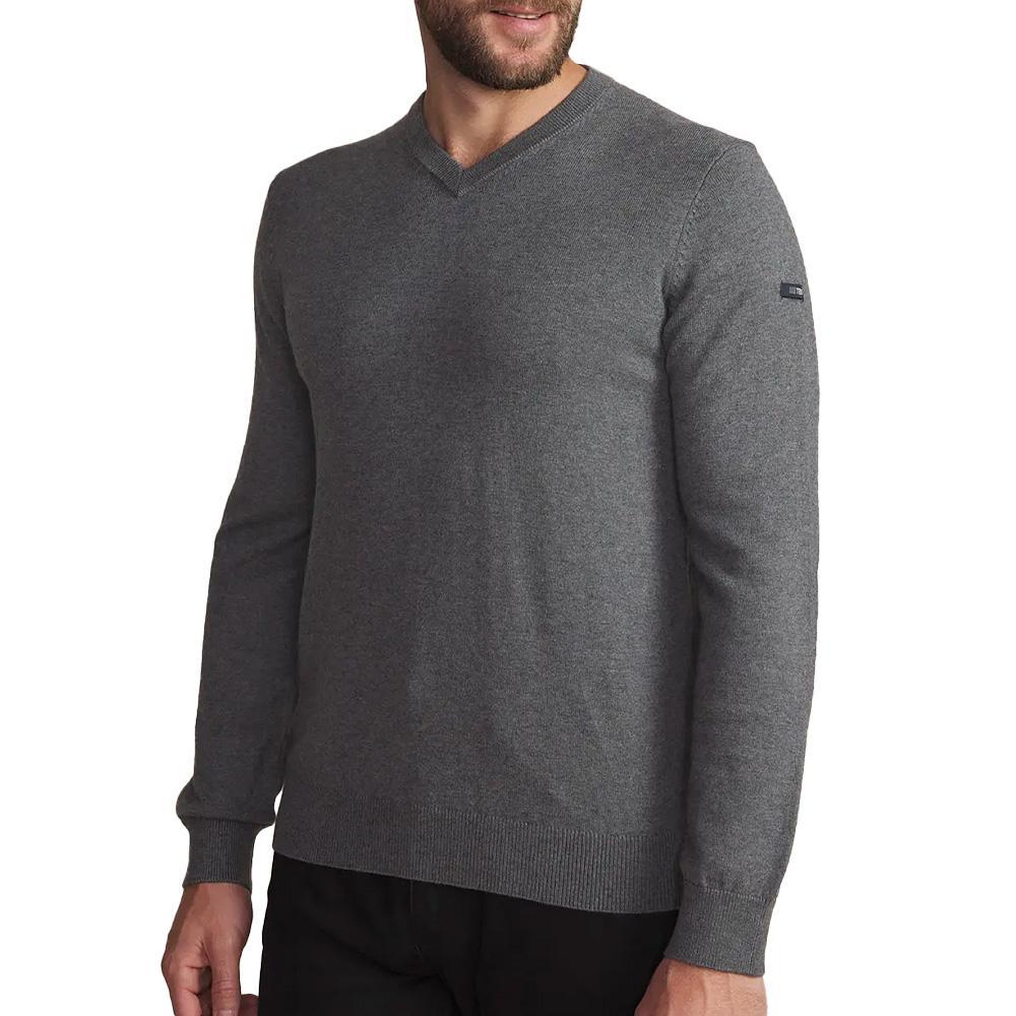 TBS Pull Gris Foncé Homme TBS Granit. Coloris disponibles : Gris