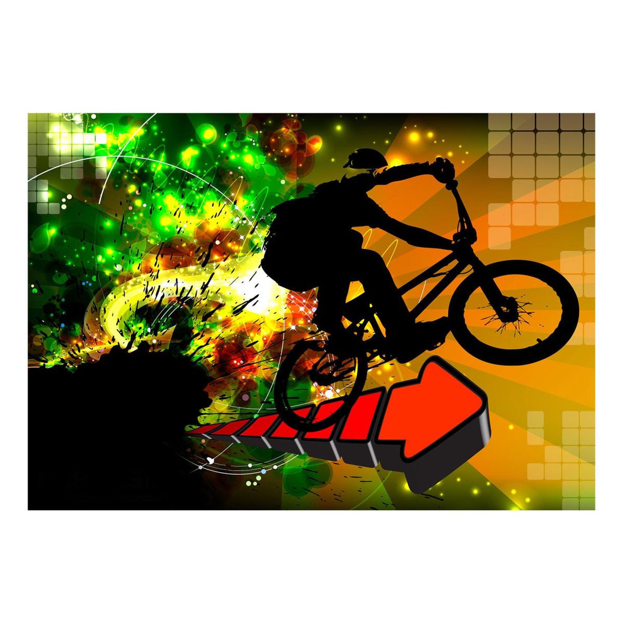 Voir la diapositive 2 : Paris Prix Papier peint  bicycle tricks