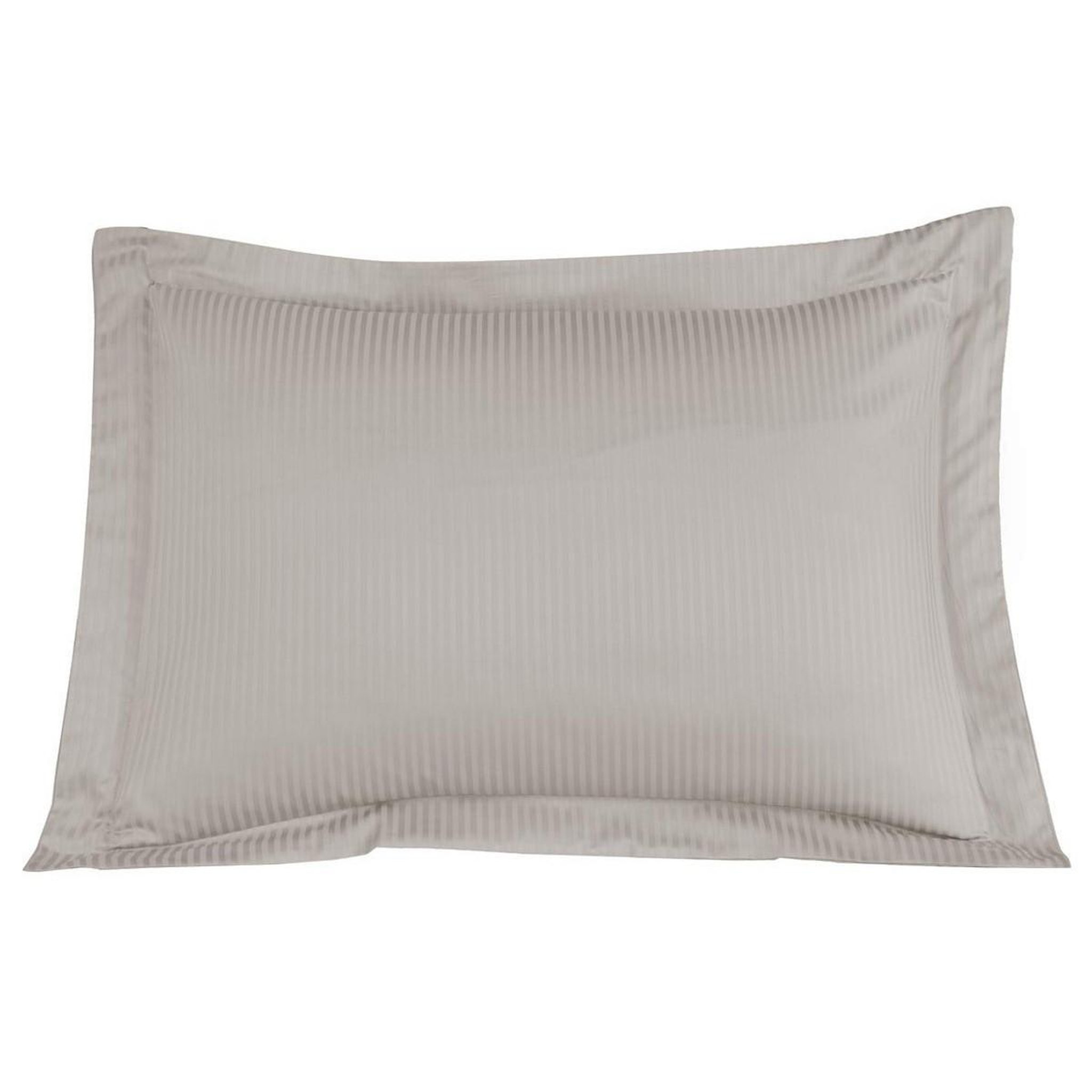 Voir la diapositive 2 : Sensei Maison Lot de 2 taies d'oreiller rayées en satin de coton 120 fils VERSALUXE