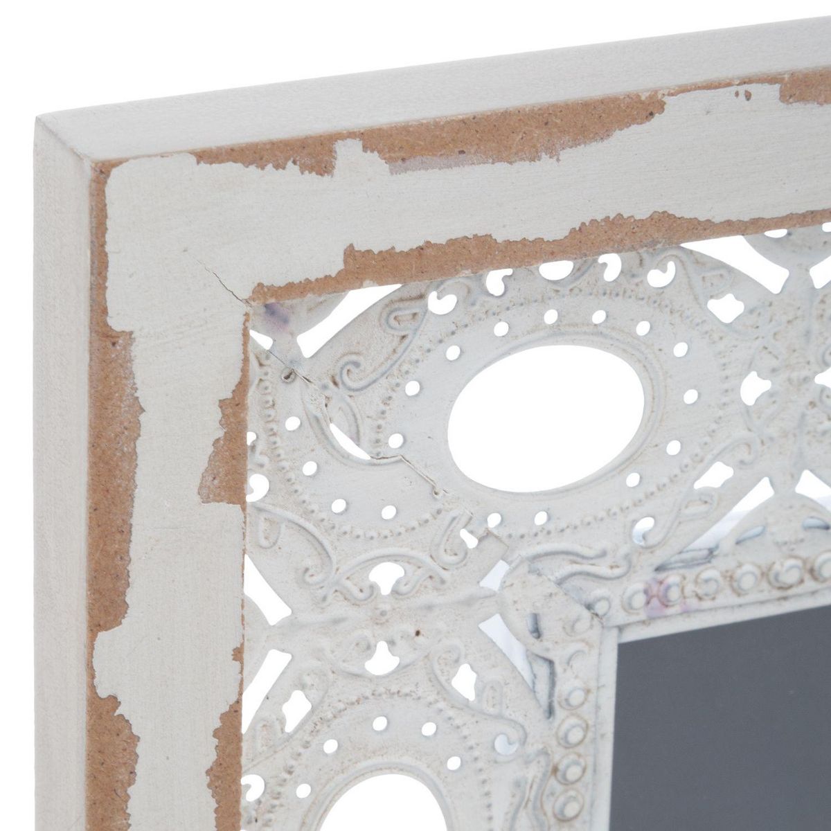 ATMOSPHERA Cadre photo ethnique Atelier d'hiver - Blanc