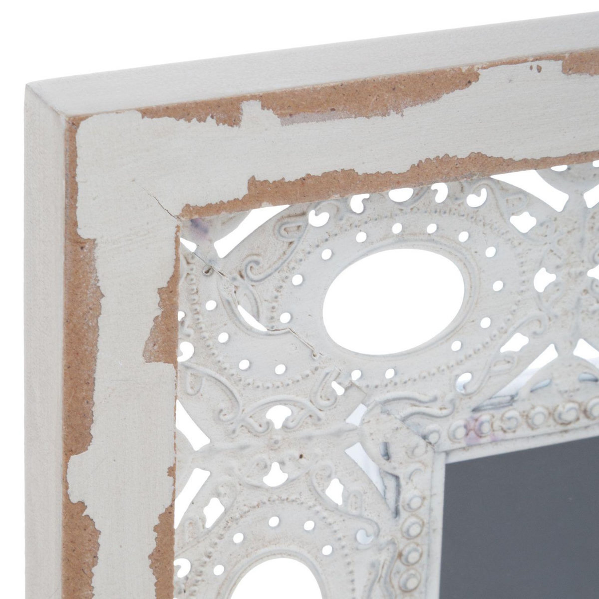 ATMOSPHERA Cadre photo ethnique Atelier d'hiver - Blanc