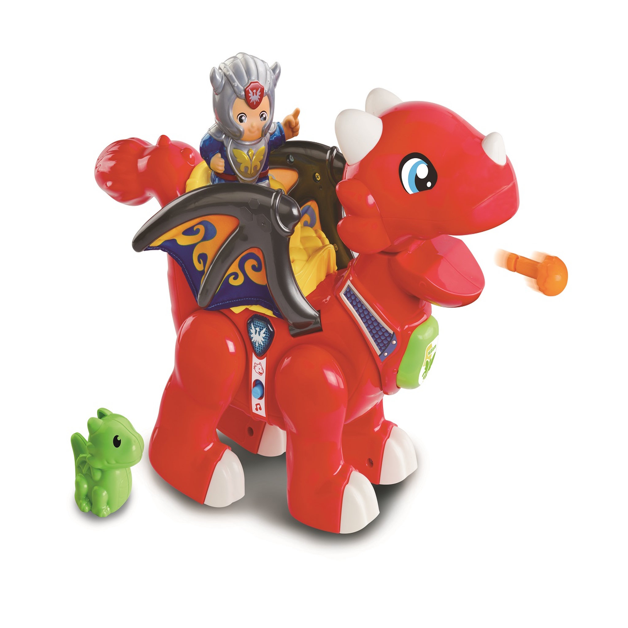 Voir la diapositive 1 : VTECH William gentil dragon interactif - Tut tut copains univers 
