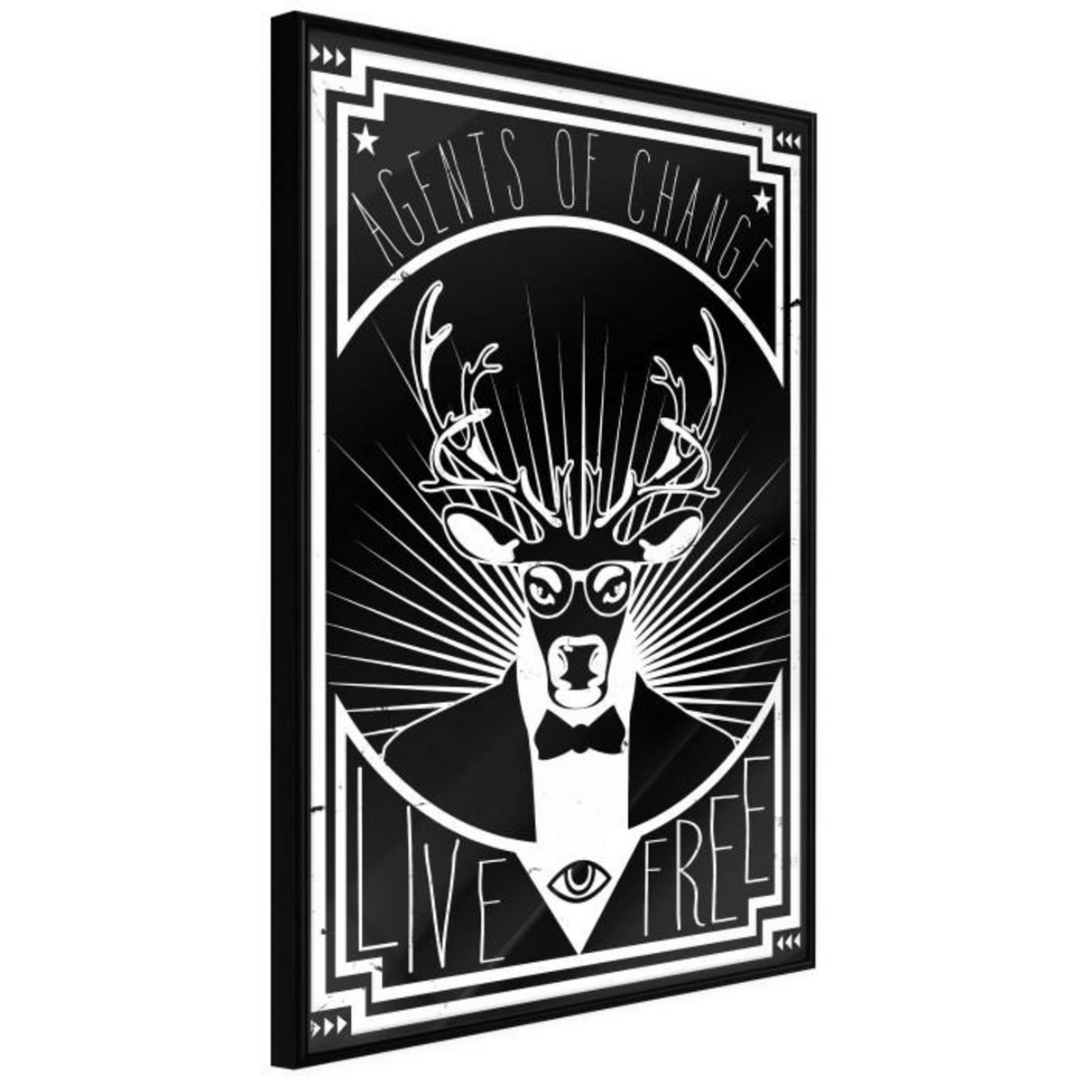 Paris Prix Affiche Murale Encadrée  Secret Agent