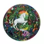 Eeboo Puzzle rond 500 pièces :  Jardin de licorne