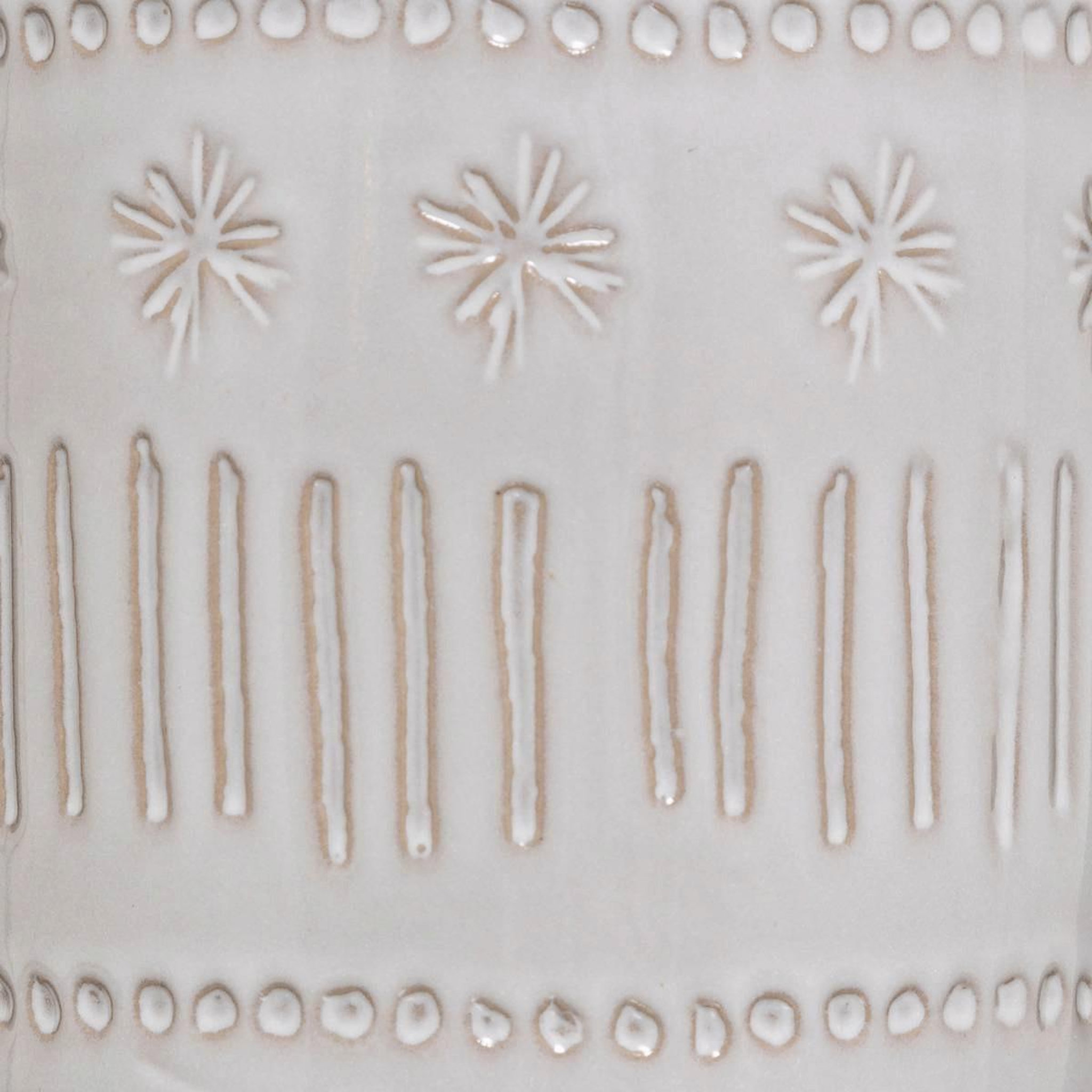 Voir la diapositive 2 : ATMOSPHERA Vase en céramique design  carmen  21cm ivoire