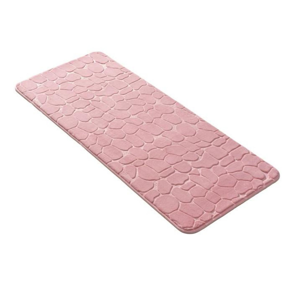 Paris Prix Tapis de Bain  Ricochet  50x120cm Rose Poudré
