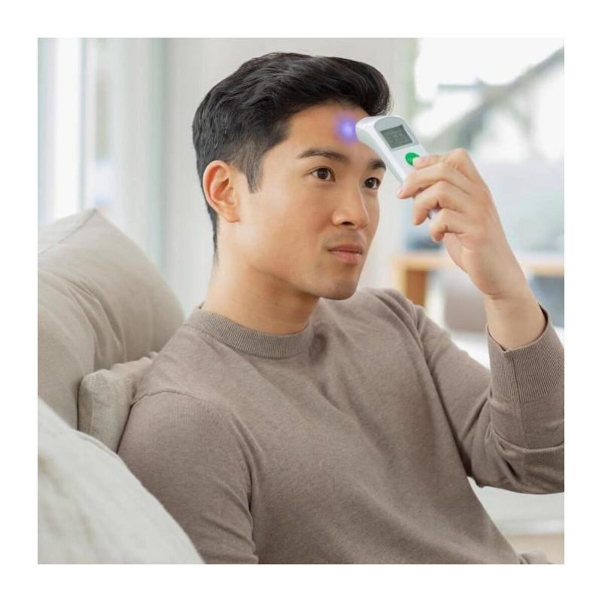 Medisana Thermometre - MEDISANA - TM 760 - Sans contact - Mesure précise viseur LED - Signal sonore - Mémoires - Dispositif medical cer