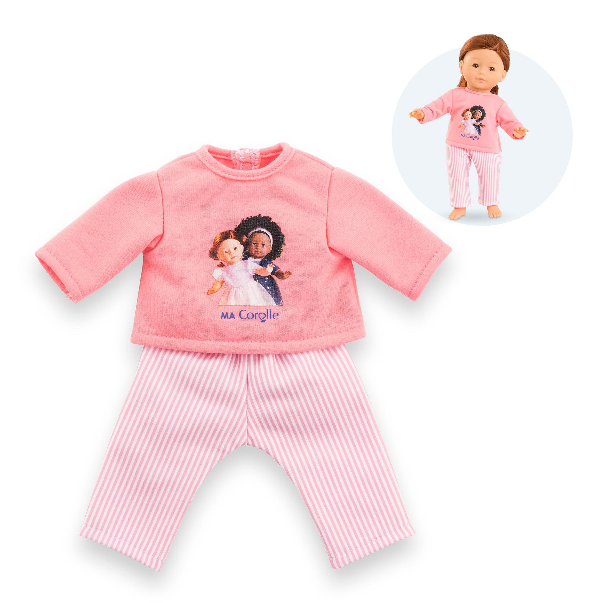 Corolle Pyjama Rose 2 pièces pour poupée ma Corolle