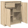 Voir la diapositive 5 : VIDAXL Buffet avec tiroir chene sonoma 71x35x84 cm bois d'ingenierie