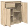 Voir la diapositive 5 : VIDAXL Buffet avec tiroir chene sonoma 71x35x84 cm bois d'ingenierie
