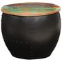Voir la diapositive 2 : VIDAXL Table basse 53x43 cm Bois de recuperation massif