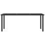 Voir la diapositive 4 : VIDAXL Ensemble a manger de jardin 7 pcs Resine tressee Noir