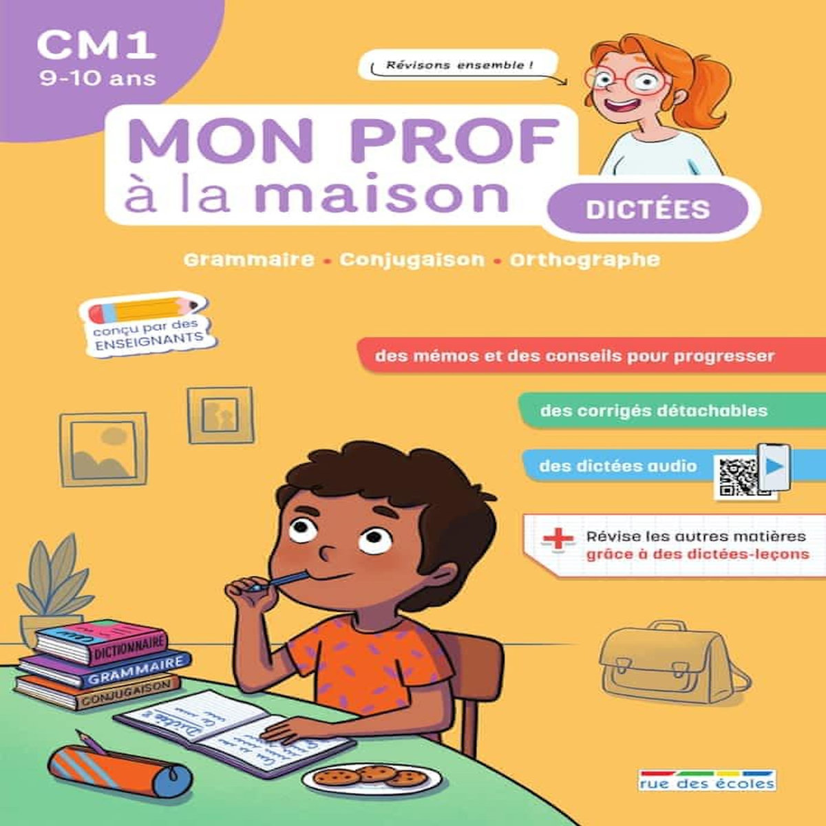 DICTEES CM1 MON PROF A LA MAISON, Costes Audrey