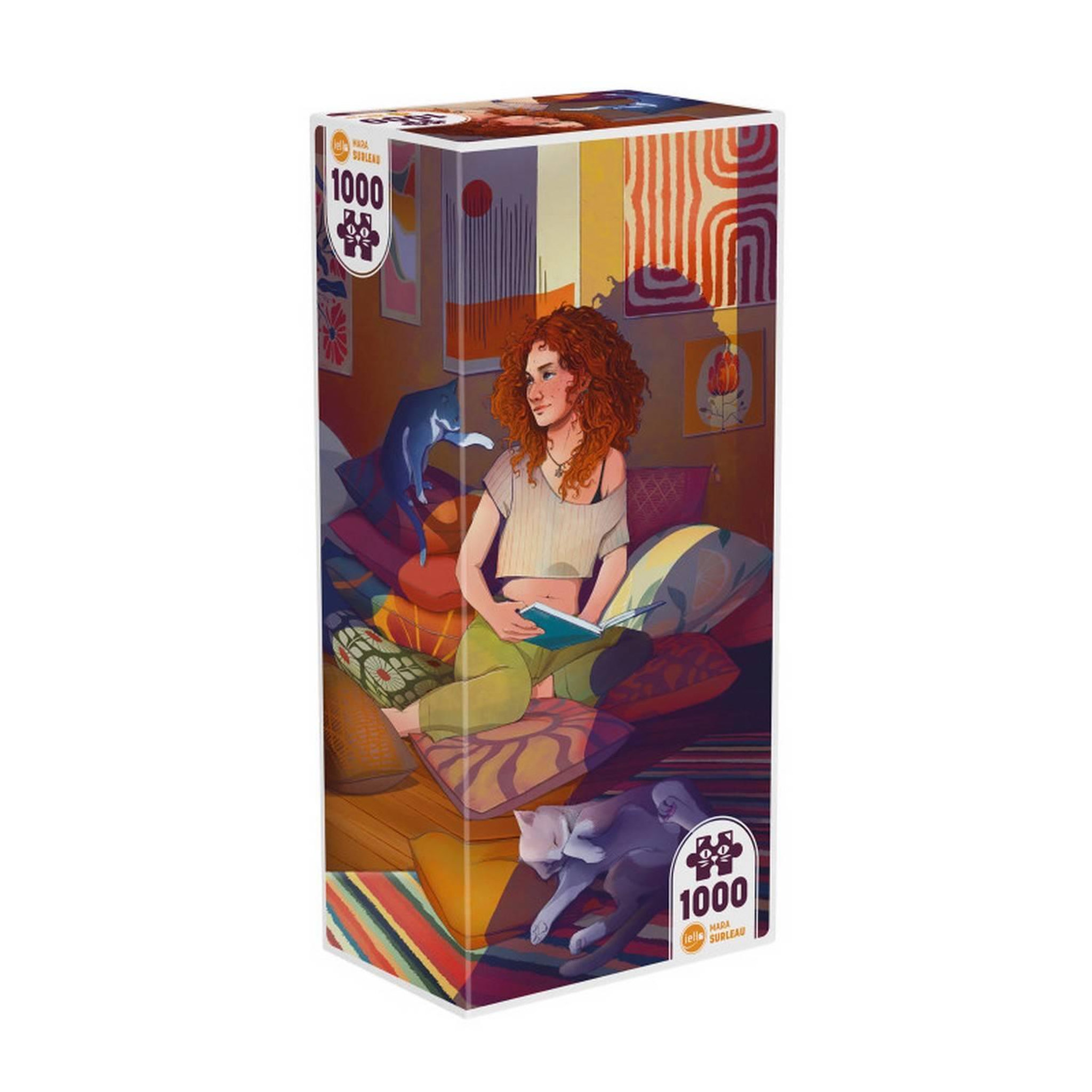 Voir la diapositive 2 : Iello Puzzle 1000 pièces : détendez-vous avec les chats
