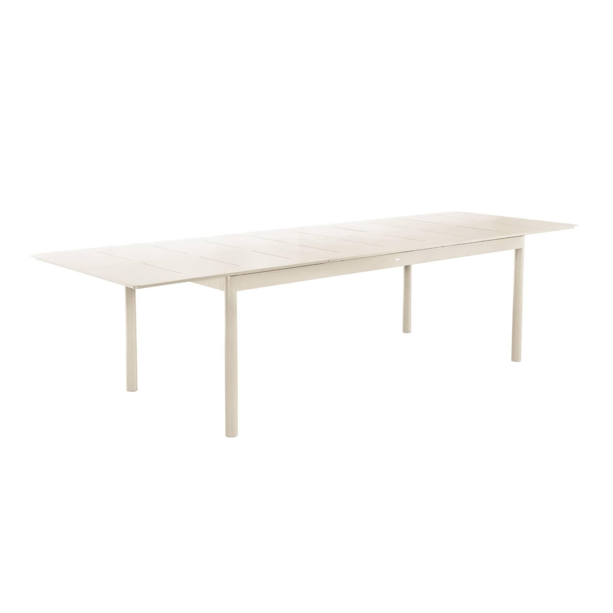 SWEEEK Table de jardin CHARLESTON extensible aluminium, 8 places, 210/300 x 100 x 75,5 cm