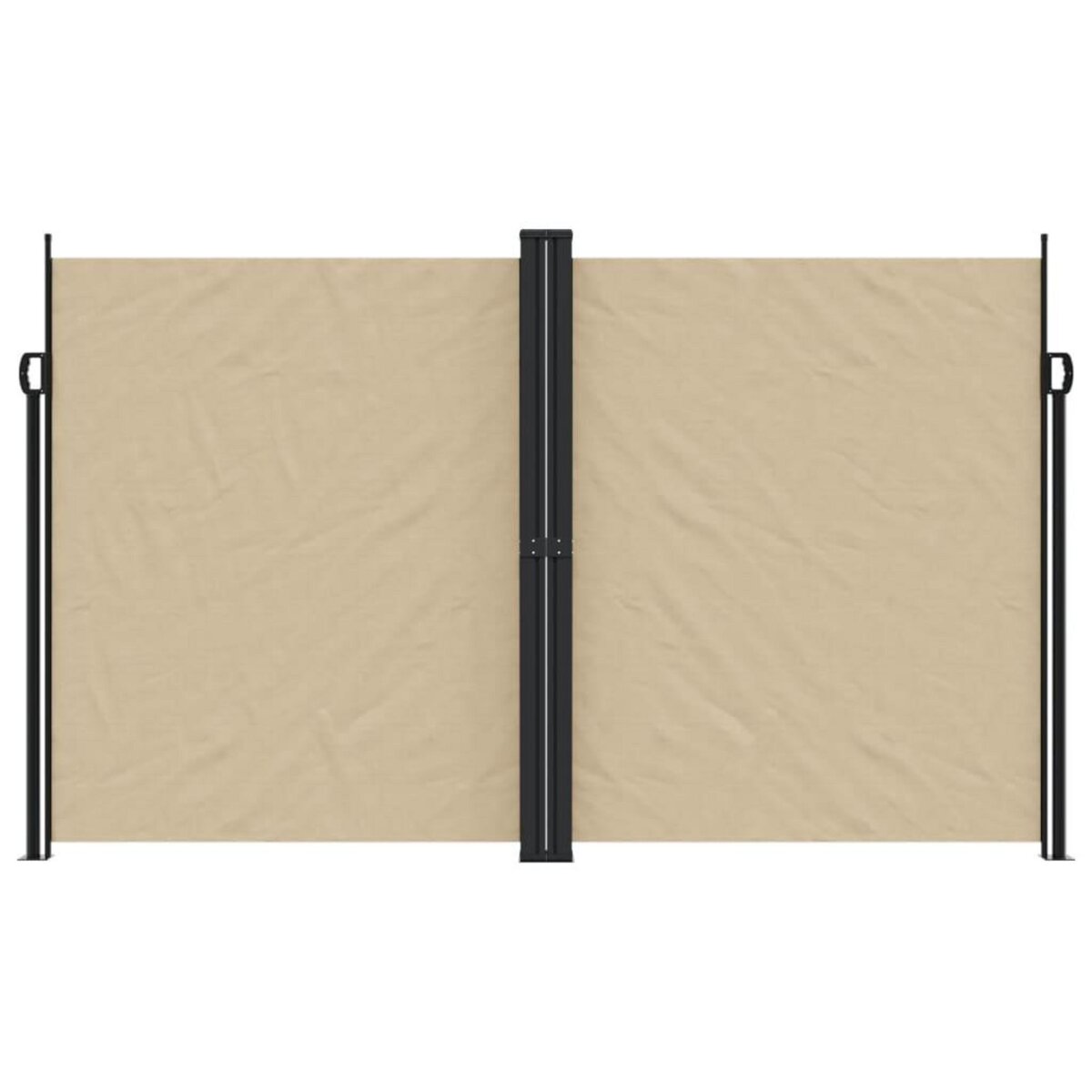VIDAXL Auvent lateral retractable beige 200x600 cm