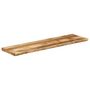 Voir la diapositive 2 : VIDAXL Dessus de table bord vivant 160x40x2,5 cm bois de manguier brut