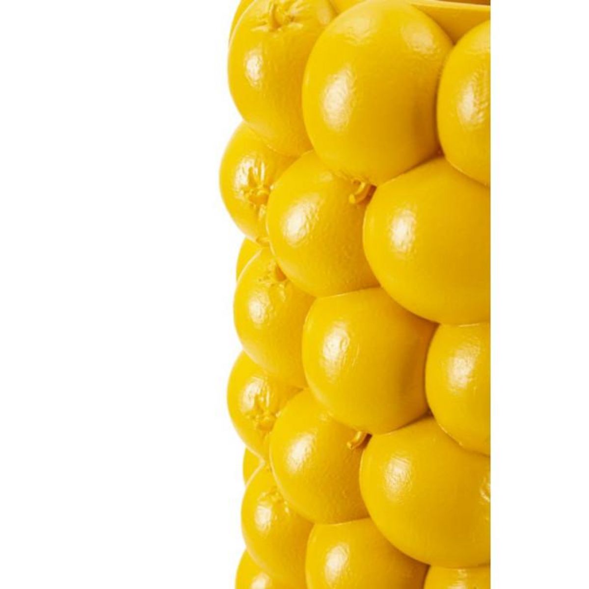 Paris Prix Vase Déco Fruits  Citrons  28cm Jaune