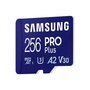 Voir la diapositive 3 : Samsung Carte Micro SD 256 Go Pro Plus avec adaptateur